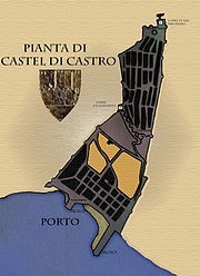 pianta Castel Castro