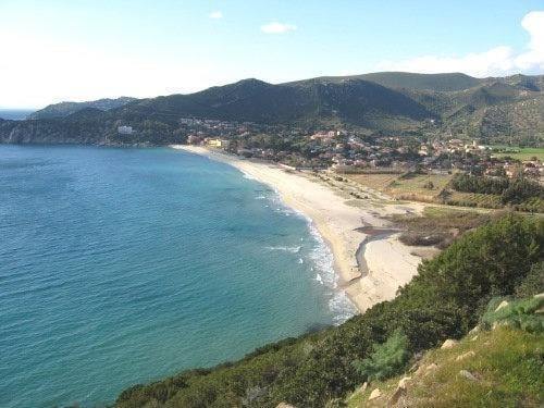 The beach of Solanas